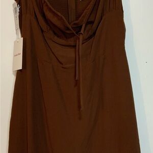 Sunday Best Chocolate Brown Dress - NWT - size medium